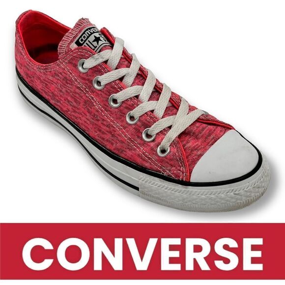 Converse All Star Women's CT OX Heather Pink /White Sneaker - Size 8 557962F - Picture 1 of 8